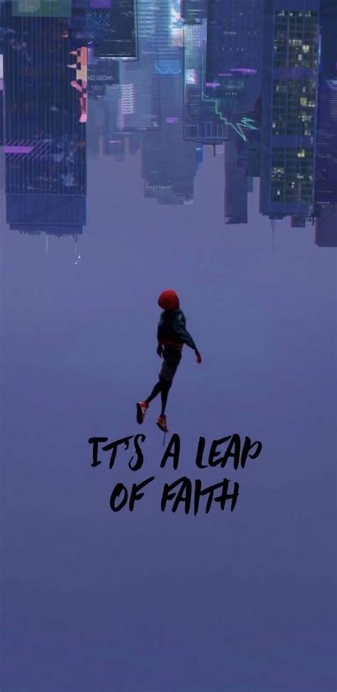 Spider Man Into The Spider Verse Leap Of Faith Wallpaper Mamavsa