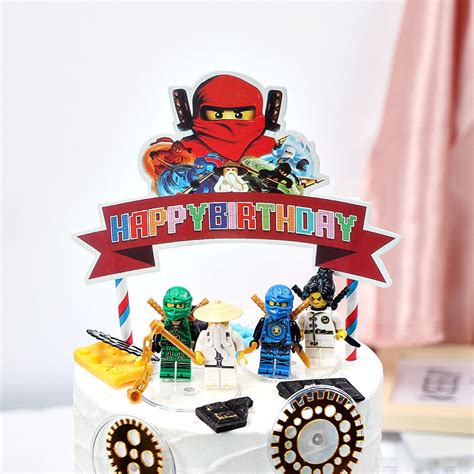 Lego Ninjago Ninjas Master Wu Edible Cake Topper Image Abpid03203