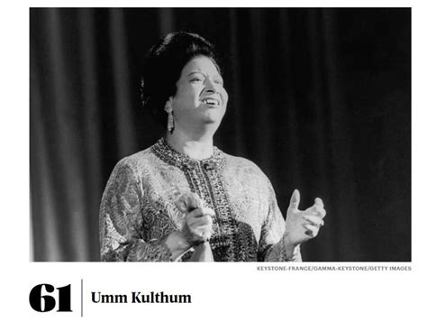 umm kulthum only arab featured on rolling stone s 200 greatest singers of all time list sada