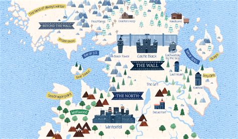 Game Of Thrones Sigils And Illustrated Map On Behance