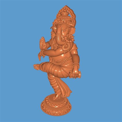 Ganesh Dancing 3d Model 3d Printable Cgtrader