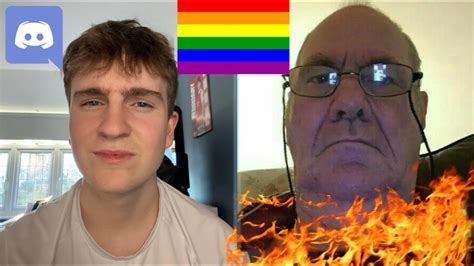 trolling a 50 year old gay man on discord youtube