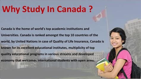Ppt Why Study In Canada Powerpoint Presentation Free Download Id