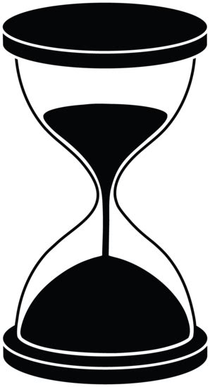 Hourglass Silhouette - Free Clip Art