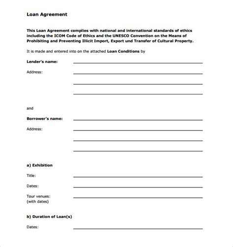 Free 6 Sample Personal Loan Agreement Templates In Pdf Ms Word