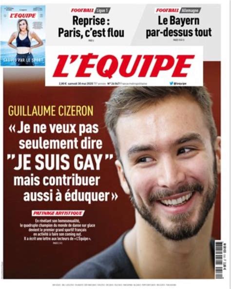 Visit our new version called the digital : Guillaume Cizeron, le patineur français fait la une de L ...