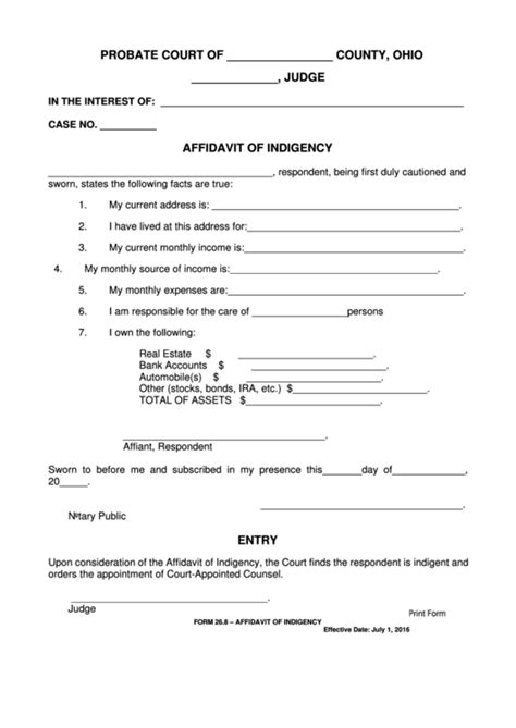 Ohio Probate Form 13 5 Fillable Printable Forms Free Online