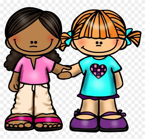 Girl Friends Holding Hands Clip Art Two Friends Hd Png Download 1600x1473134858 Pngfind