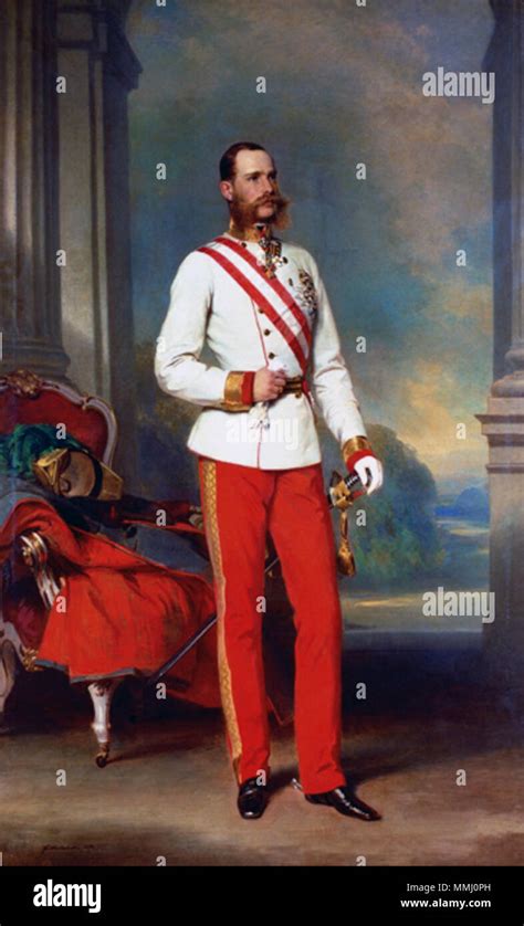 English Franz Joseph I Emperor Of Austria 1830 1916 Wearing The