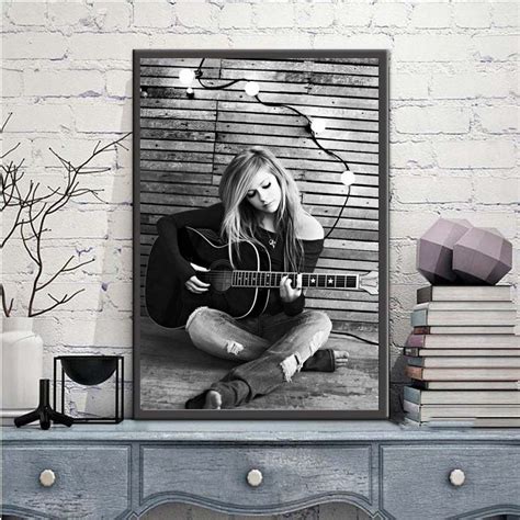 Avril Lavigne Poster Canvas Poster And Prints Living Room Etsy
