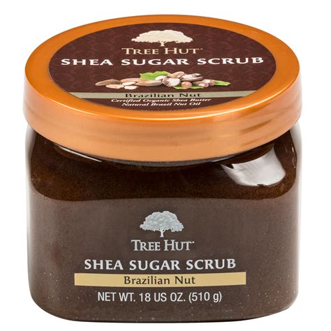 Made with sugar, shea butter, caffeine, coffee bean and an array of natural oils like evening primrose, avocado, macadamia. Amazon.com : Tree Hut Shea Sugar Scrub, Brazilian Nut, 18 ...