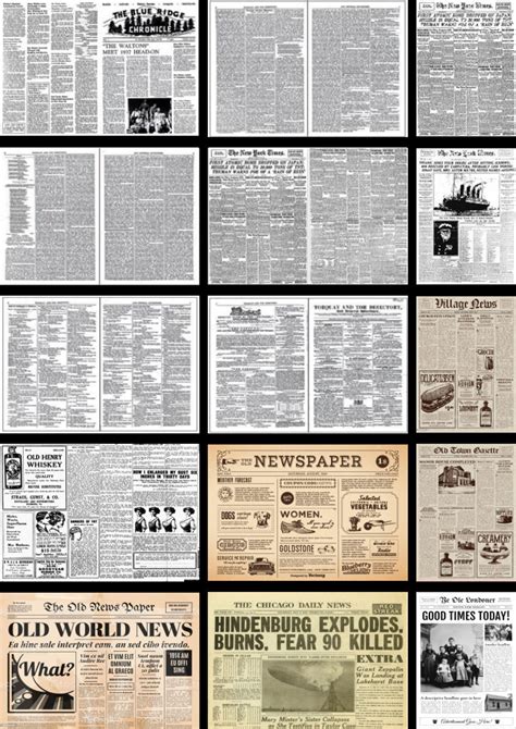 Dollhouse Miniature Vintage Newspaper Newsprint Download Etsy