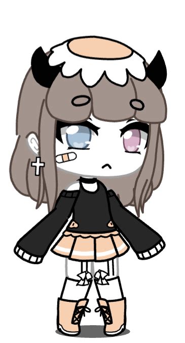 Pin De 🍯𝓱𝔁𝓷𝓮𝔂𝓫𝓮𝓪𝓻🐻 Em Adopt A Cute Oc Gacha Life Roupas De