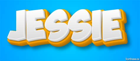 Jessie Logos Name Textstudio