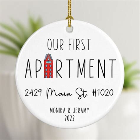 Our First Apartment Ornament First Apartment Christmas Etsy