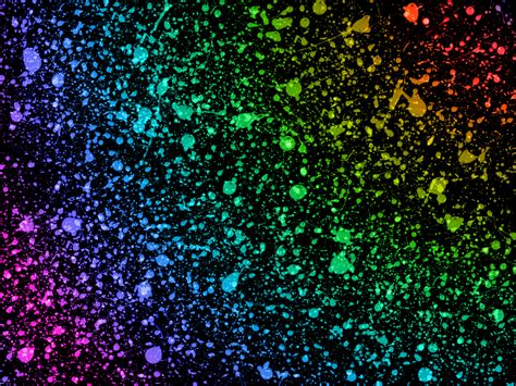 Rainbow Splatter Hd Wallpaper By Jericaneely15 On Deviantart