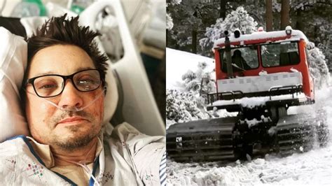 Jeremy Renner Survived Getting Run Over By A 14330 Pound Snowcat Here