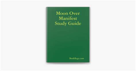 ‎moon Over Manifest Study Guide On Apple Books