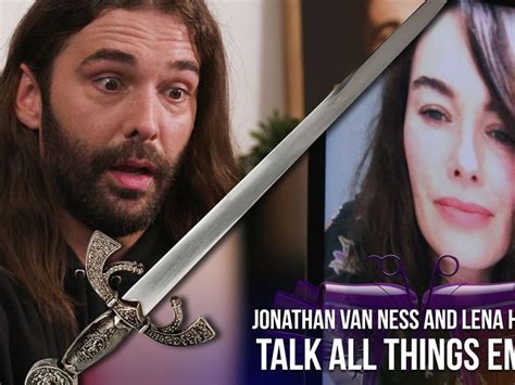 Jonathan Van Ness And Lena Headey Talk All Things Emmy Jonathan Van