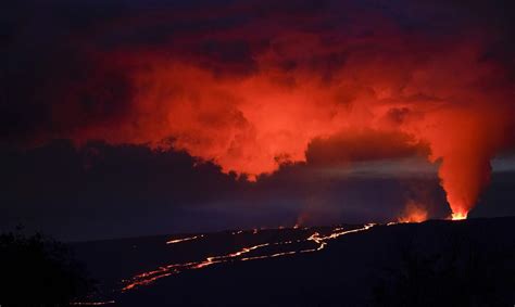 Así Luce La Histórica Erupción Del Volcán Mauna Loa En Hawaii El