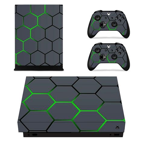 New Vinyl Decal Cover Protective Warp Skin For Xbox One X Console Skin