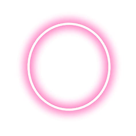 glow circle lights neon pink png image
