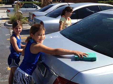 Colts Cheer Car Wash Complete Success Westchase Colts