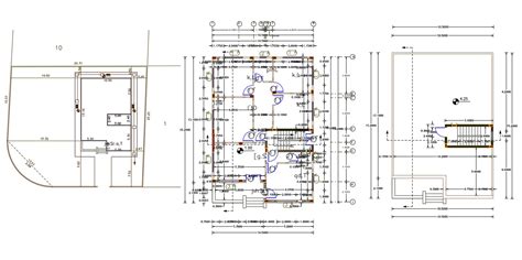 150 Square Meter House Plan Autocad File Cadbull