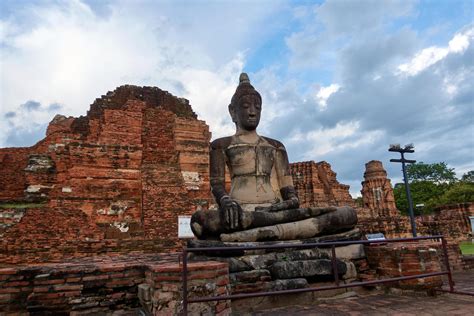 the wat mahathat temple of the great relic is a buddhist temple in ayutthaya central thailand