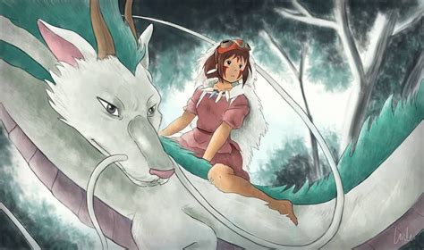 Spirited Awaymononoke Crossover Studio Ghibli Movies Studio Ghibli