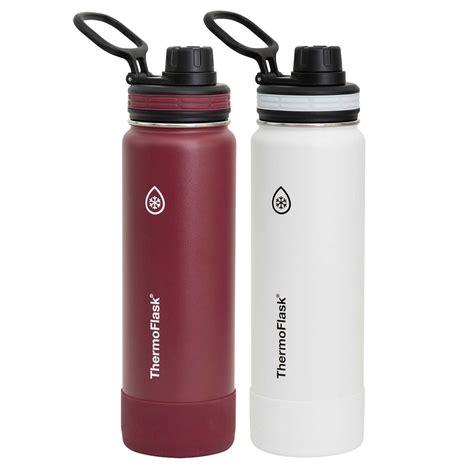 Thermoflask 24 Oz Stainless Steel Water Bottle Set 2 Pack Water