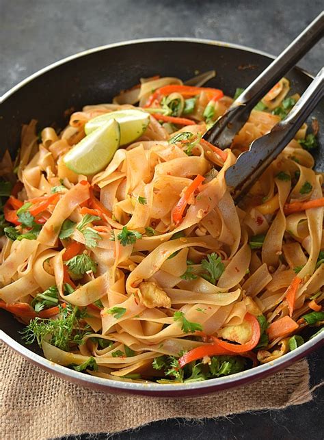 Pad Thai Noodles Easy Pad Thai Savory Bites Recipes A Food Blog