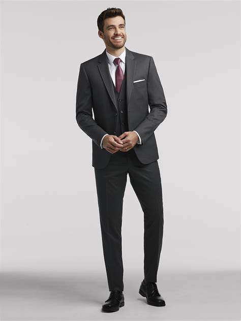 Charcoal Performance Suit By Calvin Klein Suit Rental Mens Wearhouse