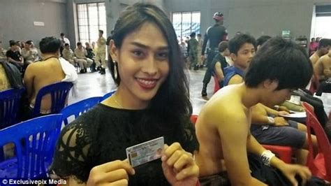 Trans Women Forced To Go To Army Conscription In Thailand Daily Mail