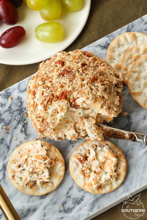 Cheddar Chive Cheese Ball A Southern Soul