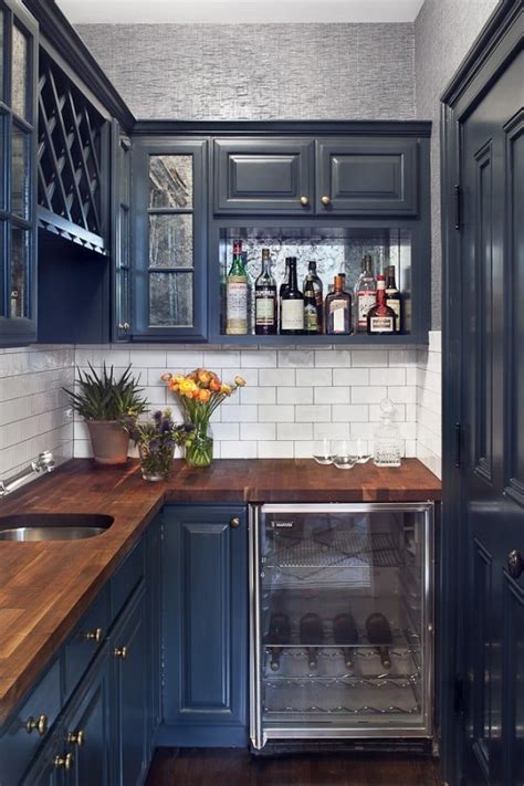 These are much taller than base cabinets and may be up to 8 feet high. 23 Reasons Why Deep Navy Blue is the New Black