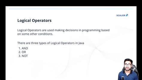 Logical Operators In Java Scaler Topics