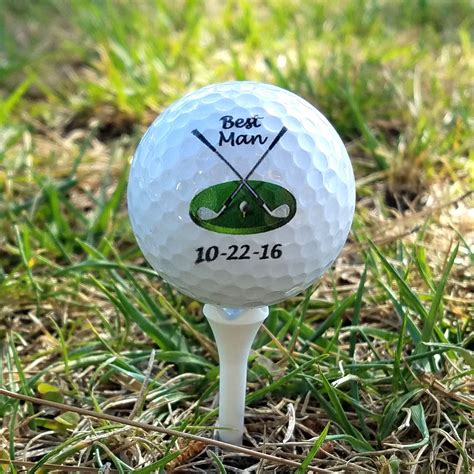 Pick up our personalized golf gifts and accessories and put a smile on your favorite's golfer's face. Set of 3 Custom UV Printed Golf Ball - Bestman | Wedding ...