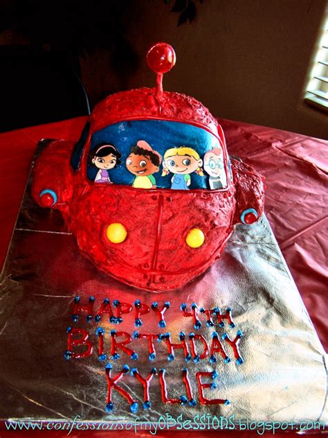 A little einsteins rocket ship cake for the birthday boy. Confessions Of My Obsessions: Little Einstein Birthday Party