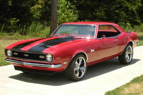 68 Camaro Ss Love The Black On Red Come To Me Pinterest