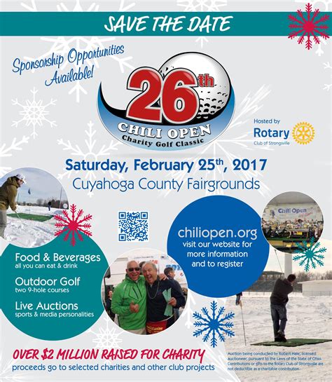 Join Us At The Chili Open Golf Classic And Celebrity Auction Rotary