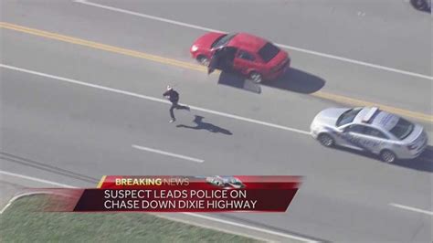 Bank Robbery Suspect Leads Police On Chase