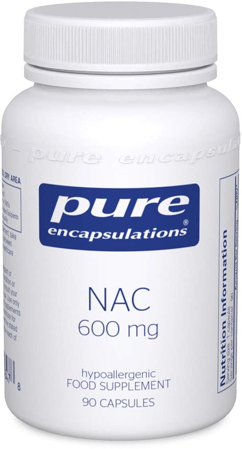 Pure Encapsulations Nac Mg Professional Strength N Acetyl L