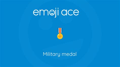 🎖 Military Medal Emoji Ace