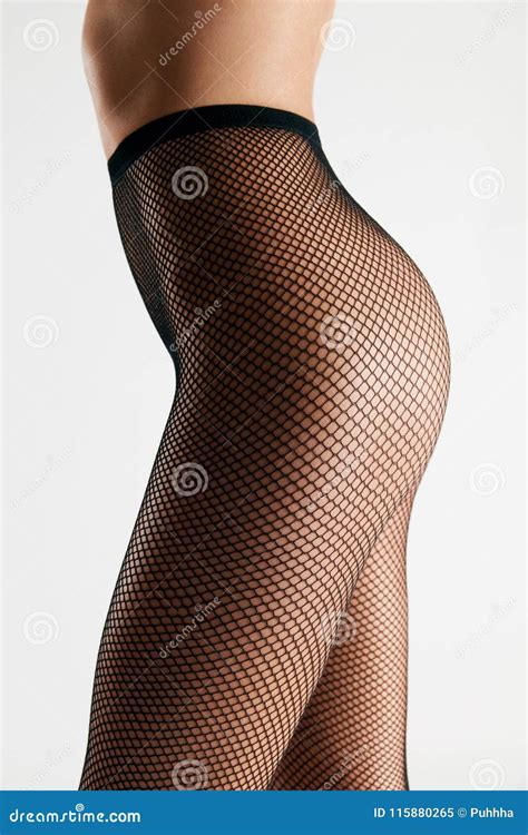 Tights Black Fishnet Pantyhose Stock Image Image Of Stockings