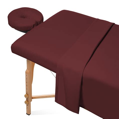 saloniture 3 piece microfiber massage table sheet set premium facial bed cover includes flat