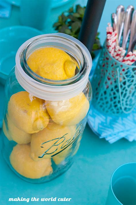 Lemons In A Mason Jar