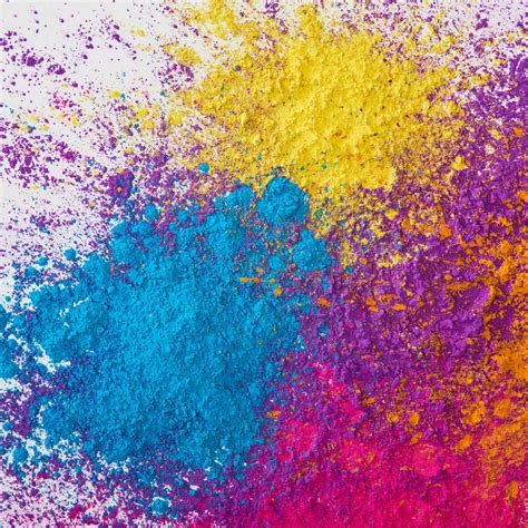 Colorful Holi Powder Multi Panel Canvas Wall Art Elephantstock