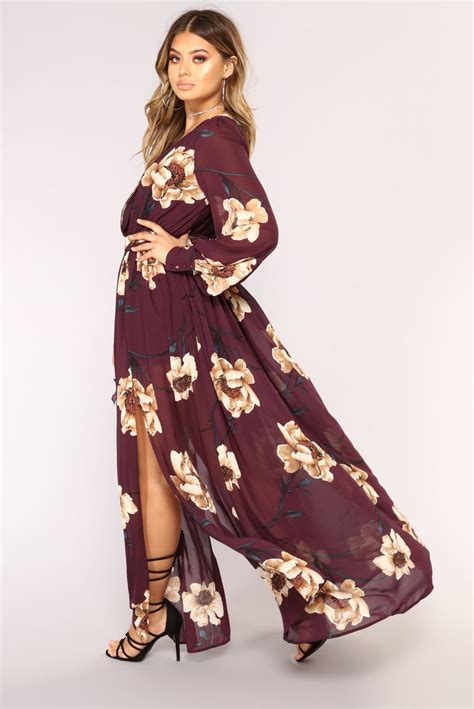 Park Avenue Maxi Dress Plum Fashion Nova Dresses Fashion Nova