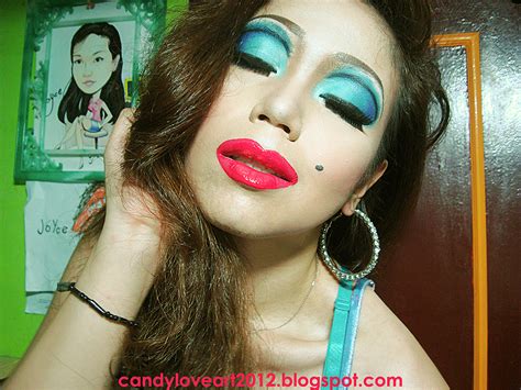 candyloveart my drag queen makeup look a makeup collaboration with sandee